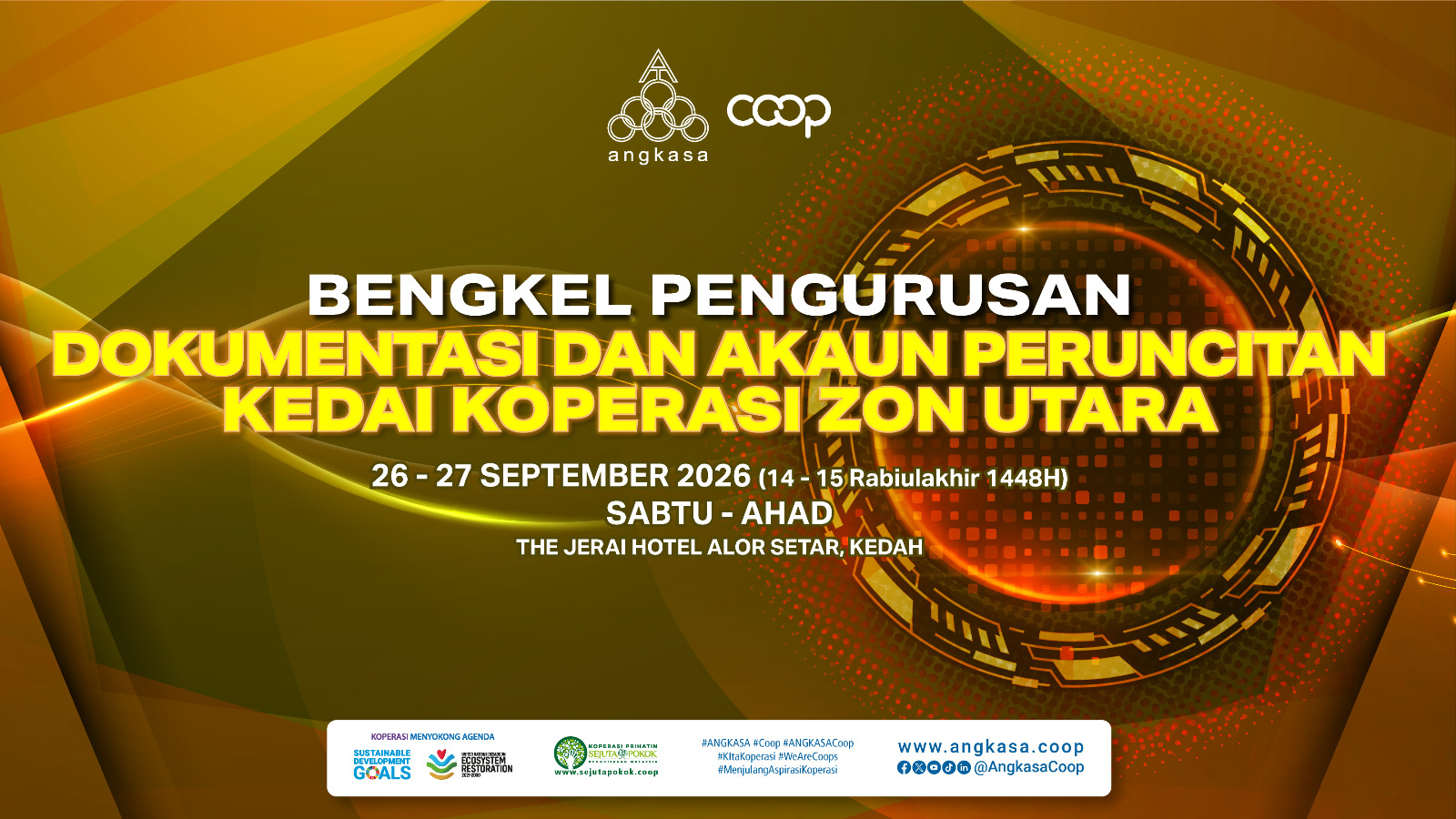Poster: Bengkel Pengurusan Dokumentasi dan Akaun Peruncitan Kedai Koperasi Zon Utara